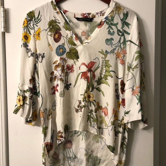 Zara Women botanical high low top - Picture 1 of 4